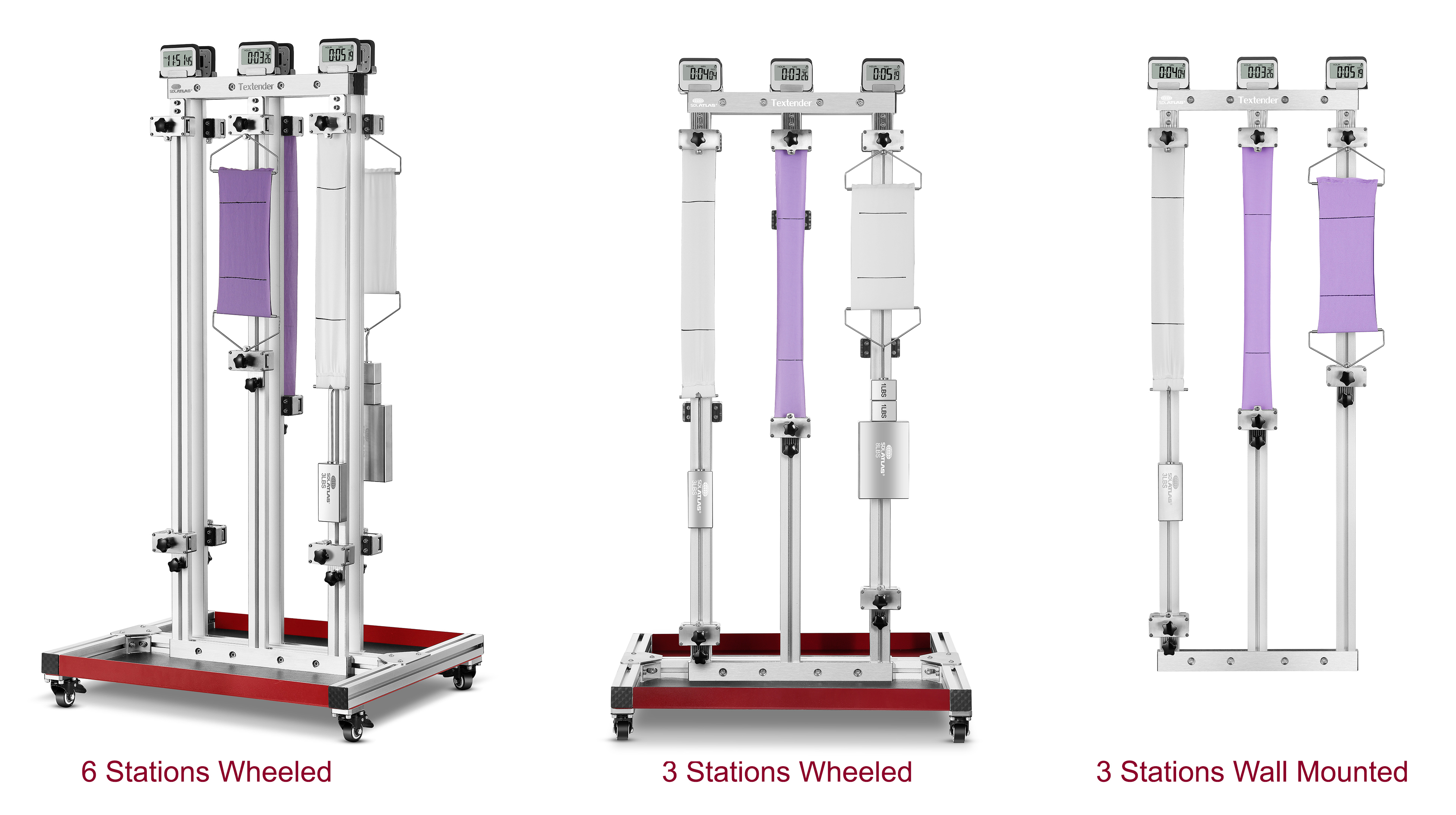 Textender is supplied in three configurations